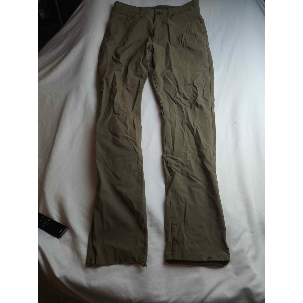 Weatherproof Vintage Mens Utility Hiking Pants Olive Green 32x34 Stretch Nylon